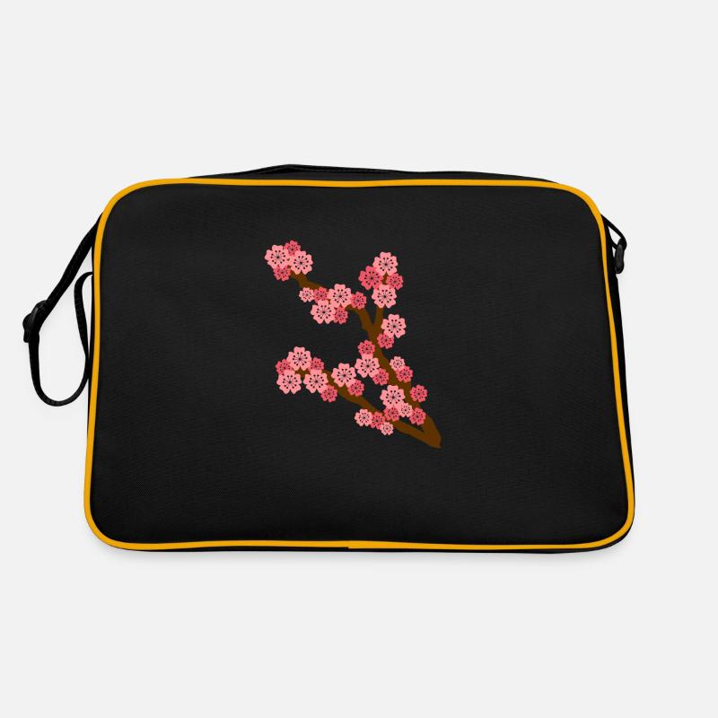 Cherry blossom spring flower lover gift idea Retro Bag