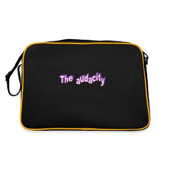 The audacity pink - Retro Bag - black/gold - Back