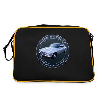 La royauté de la route, au style intemporel - Sac Retro - noir/or - Dos
