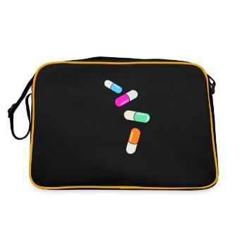 pills variant - Sac Retro - noir/or - Dos