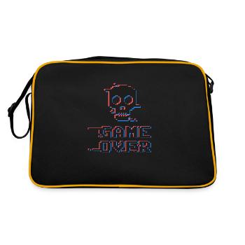 Game Over Gamer Computer Games Video Games PC - Retro Bag - black/gold - Back