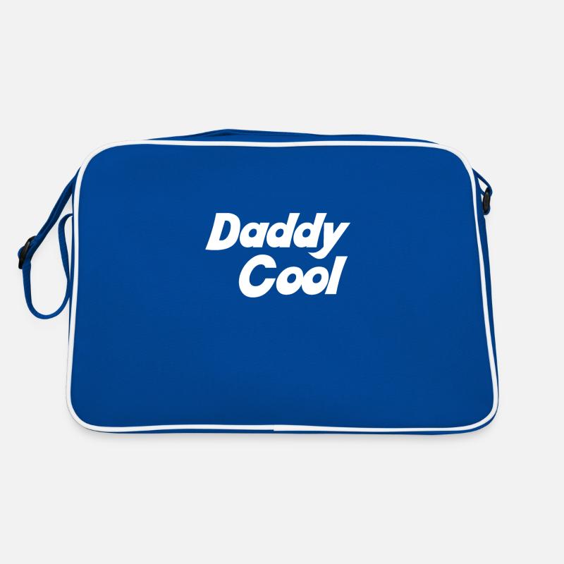 Daddy Cool (Tippfehler 1, weiß) Retro Tasche