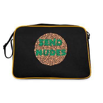 Send Nudes color test - Retro Bag - black/gold - Back