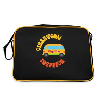 Vibration positive. - Sac Retro - noir/or - Dos