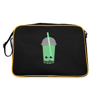 Kiwi kiwi kawaii - Sac Retro - noir/or - Dos