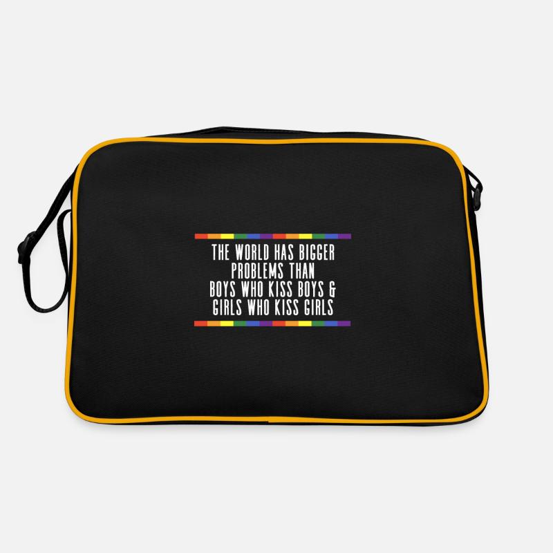 The world has bigger problems than homophobia Retro Bag