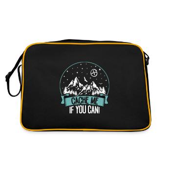 Cache me if you can - Retro Bag - black/gold - Back
