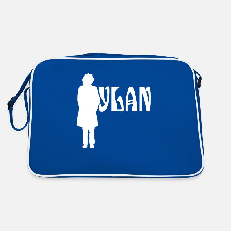 Silhouette White Bob Dylan Retro Tasche