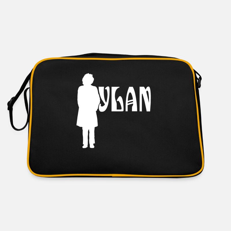Silhouette White Bob Dylan - Sac Retro - noir/or