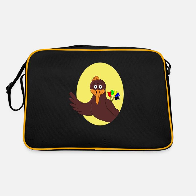 A Chicken Says Hello Retro Bag