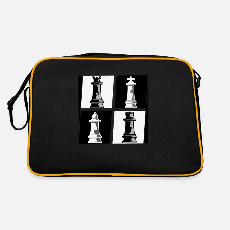 Schach Retro Tasche