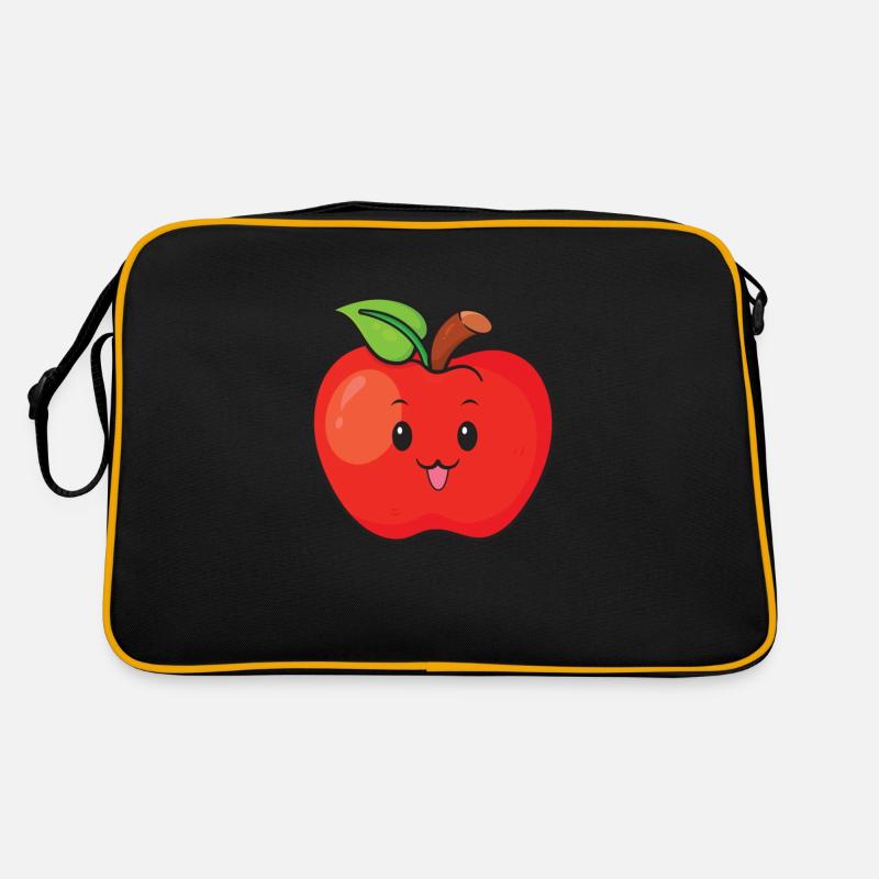 Apfel Retro Tasche