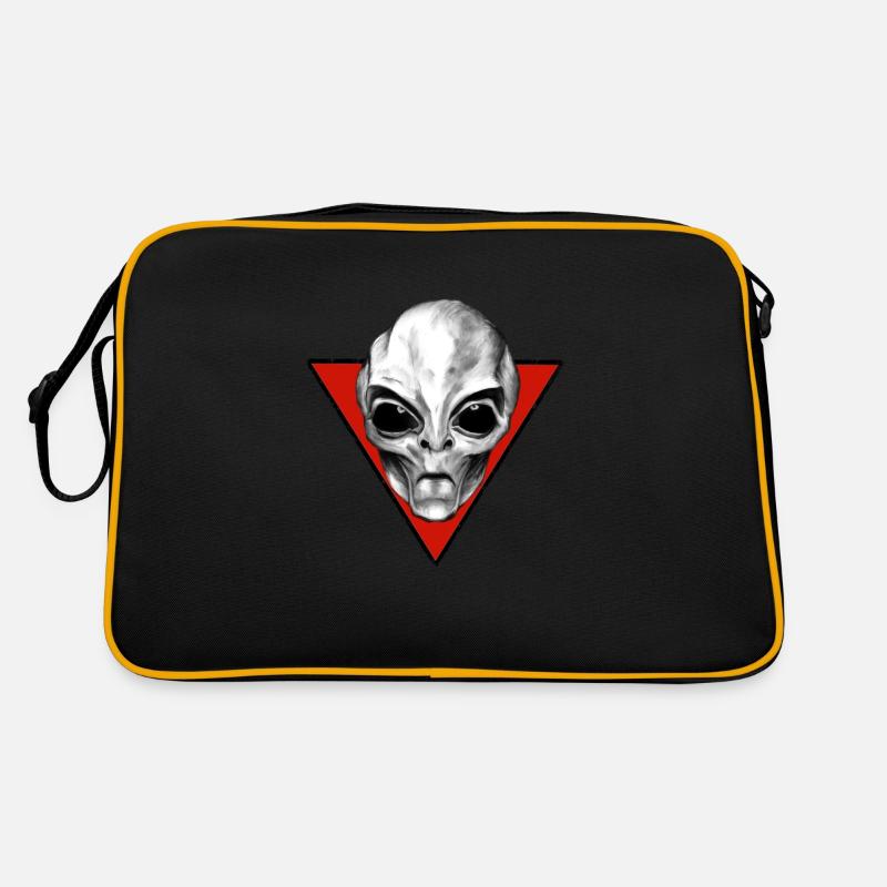 alien - Retro Tasche - Schwarz/Gold