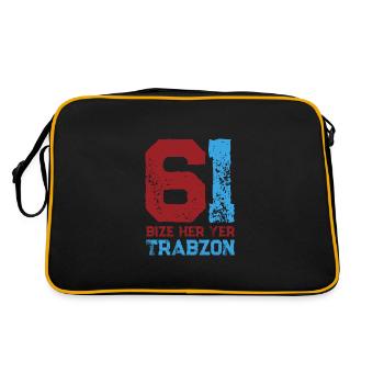Bize her yer Trabzon - Retro Bag - black/gold - Back