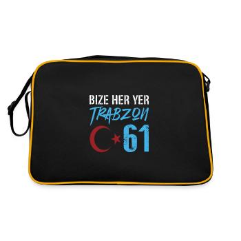 Bize her yer Trabzon - Retro Bag - black/gold - Back