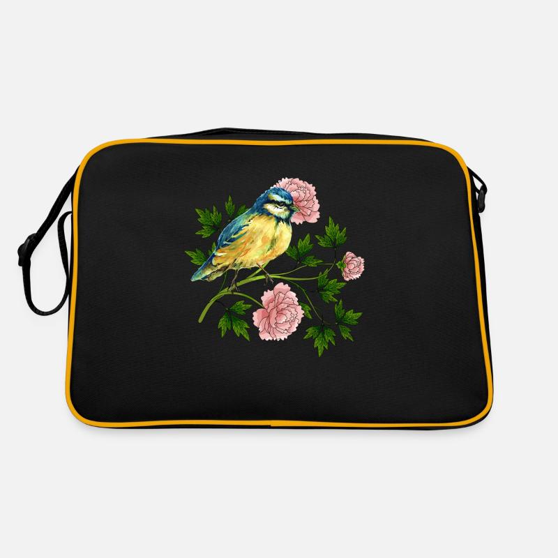 Bunte Vogel Retro Tasche