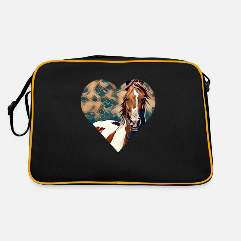 Pferd Retro Tasche