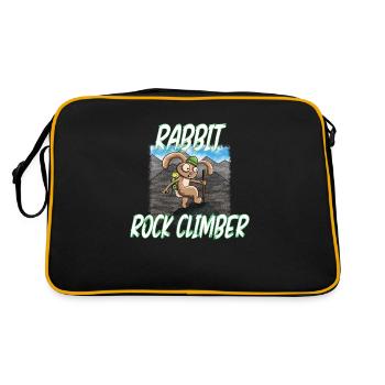 RABBIT ROCK CLIMBER - Sac Retro - noir/or - Dos