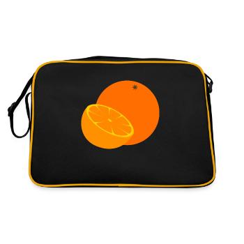 orange - Retro Bag - black/gold - Back