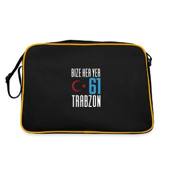 Bize her yer Trabzon - Retro Bag - black/gold - Back