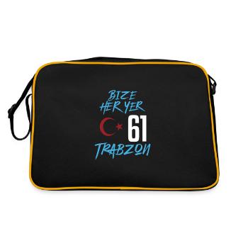 Bize her yer Trabzon - Retro Bag - black/gold - Back