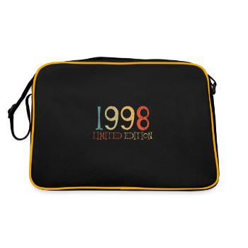 Limited Edition 1998 - Retro Tasche - Schwarz/Gold - Hinten