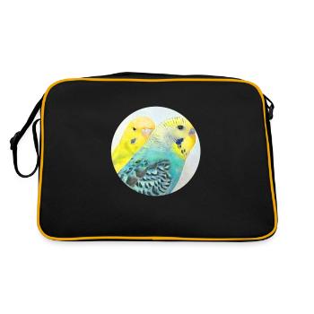 budgies - Retro Bag - black/gold - Back
