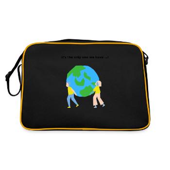 It's the only one we have - Retro Bag - black/gold - Back