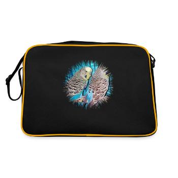 budgerigar - Retro Bag - black/gold - Back