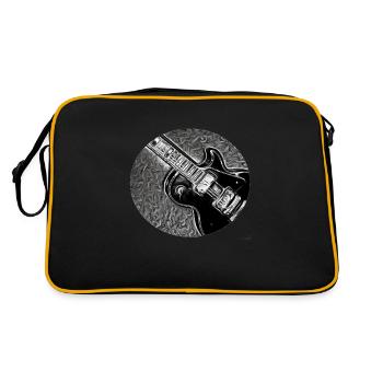 Guitare - Sac Retro - noir/or - Dos