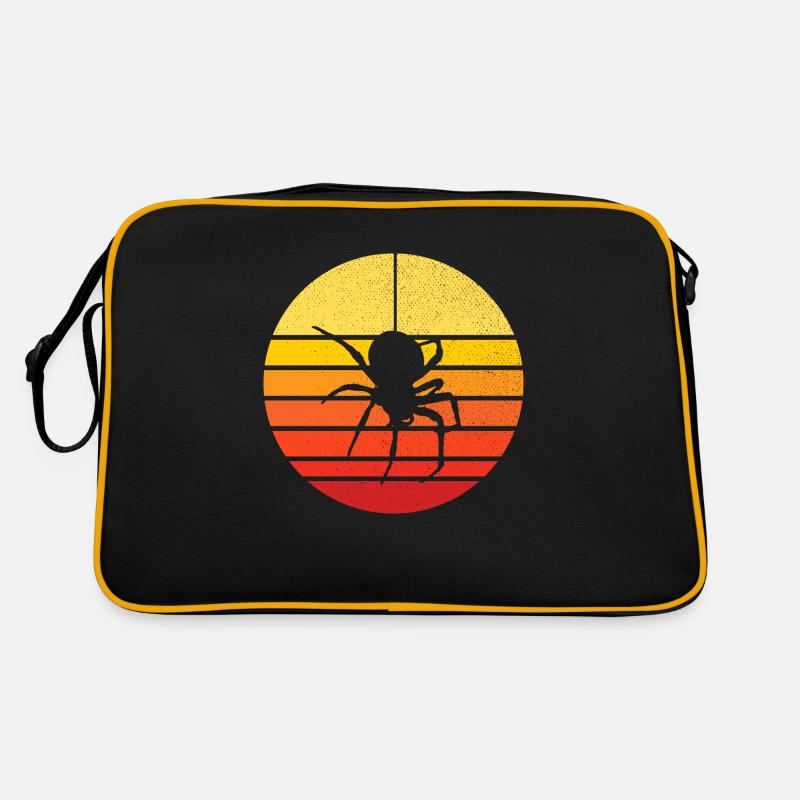 araignée et coucher de soleil - nature et insecte Sac Retro