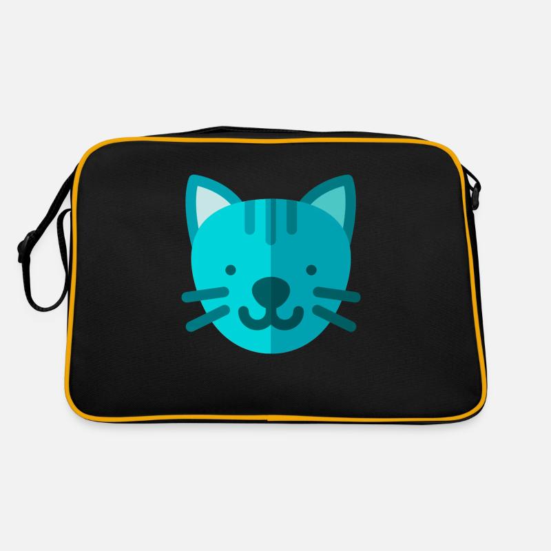 Katze Retro Tasche