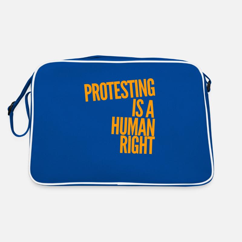 Protesting is a human right Retro Bag