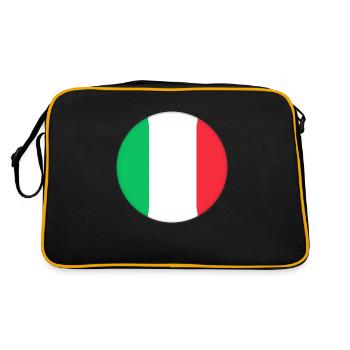 Italy - Retro Bag - black/gold - Back