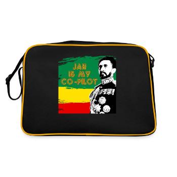 JAH IS MY CO PILOT 1 01 - Retro Bag - black/gold - Back