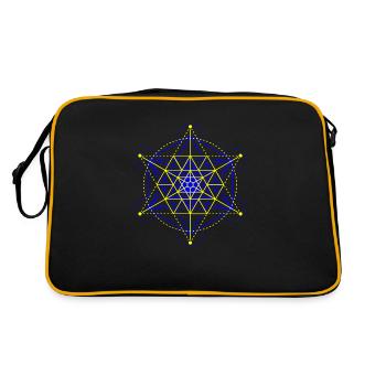 Sacred Geometry - Retro Bag - black/gold - Back