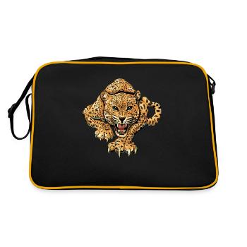 leopard - Retro Bag - black/gold - Back