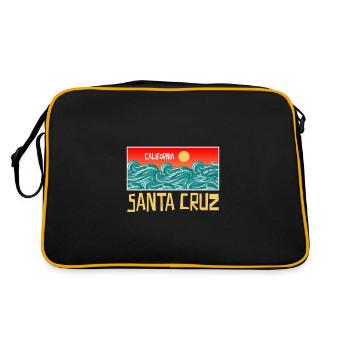 Santa Cruz California - Retro Bag - black/gold - Back