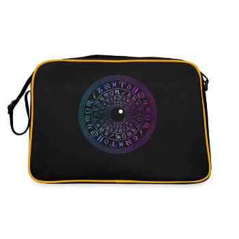 L’œil de l’univers - Sac Retro - noir/or - Dos