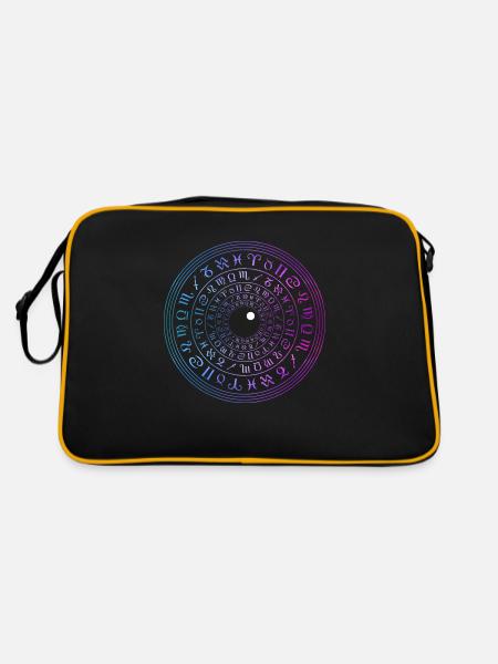 L’œil de l’univers - Sac Retro - noir/or - Dos