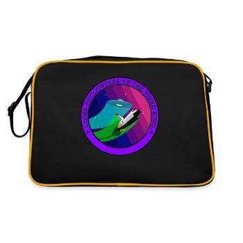 Close Encounters of The Third Kind Spaceship - Retro Bag - black/gold - Back