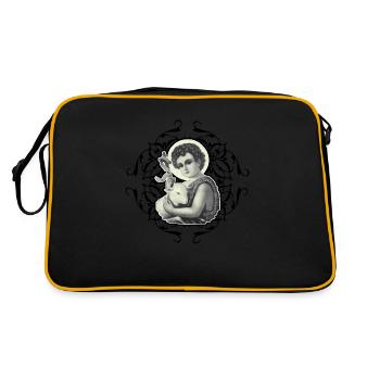 Saint Jean des bébés moutons - Sac Retro - noir/or - Dos