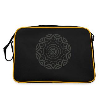 mandala - Retro Bag - black/gold - Back