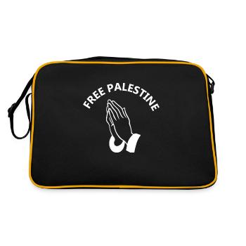 Palestine libre - Sac Retro - noir/or - Dos