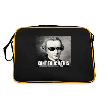 Kant Touch This - Retro Tasche - Schwarz/Gold - Hinten