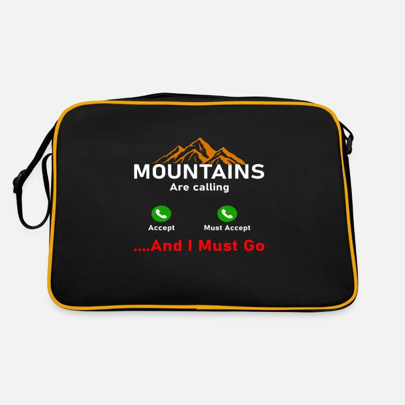 Mountains are calling Retro Tasche