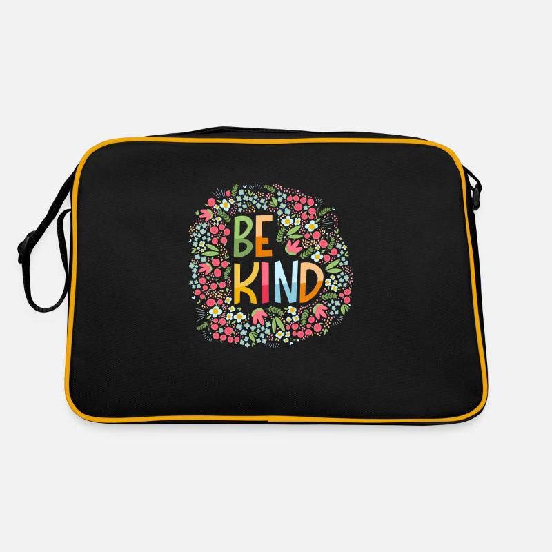 S’il vous manque de lettres à la main avec des fleurs Sac Retro