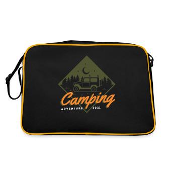 Camping Adventure 2021 - Sac Retro - noir/or - Dos