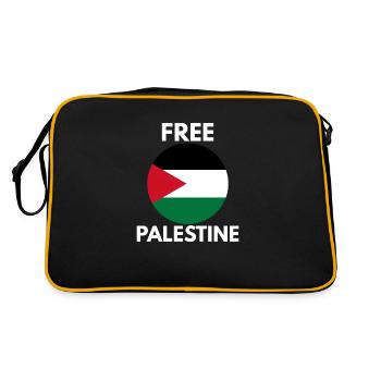 Libérer la Palestine - Sac Retro - noir/or - Dos