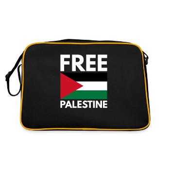 Libérer la Palestine - Sac Retro - noir/or - Dos